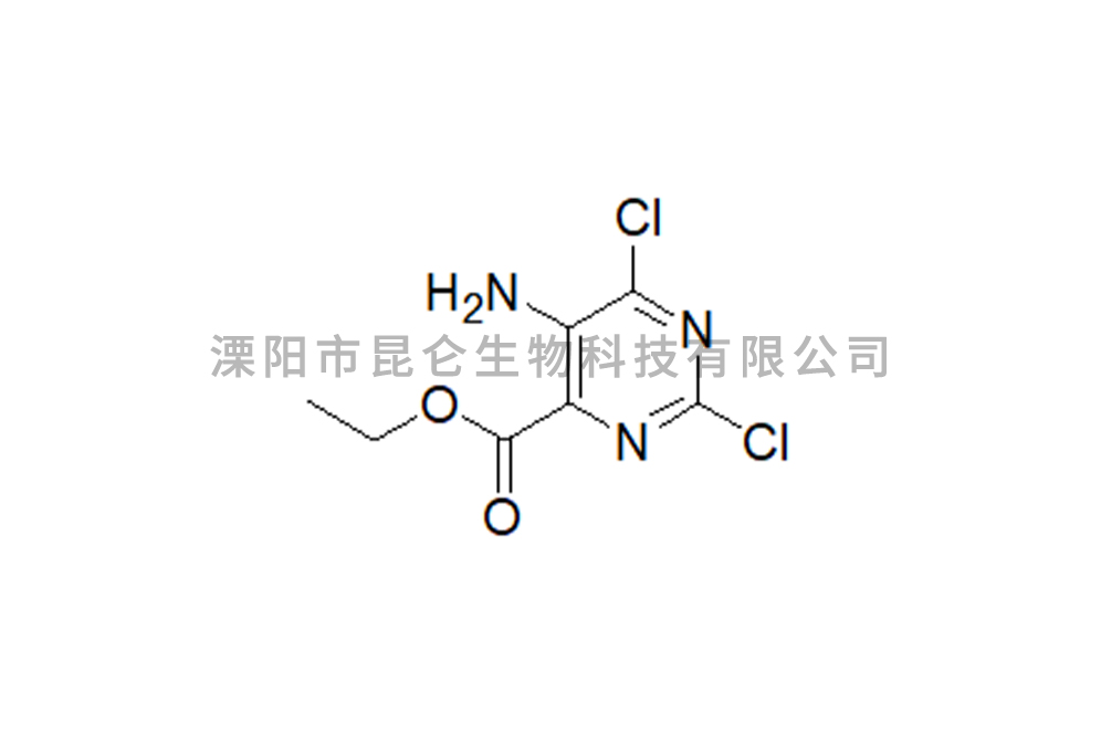 2,6-二氯-5-氨基嘧啶-4-甲酸乙酯1